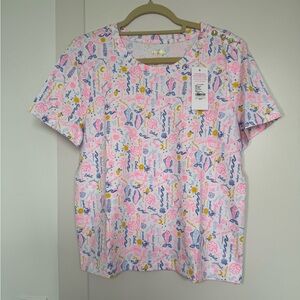 NWT Lilly Pulitzer Barreto Knit Top - Summer Serenade